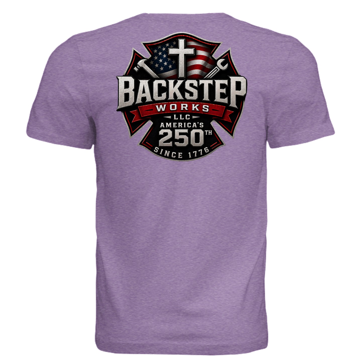 PURPLE TRIBLEND - 3413C - BACK