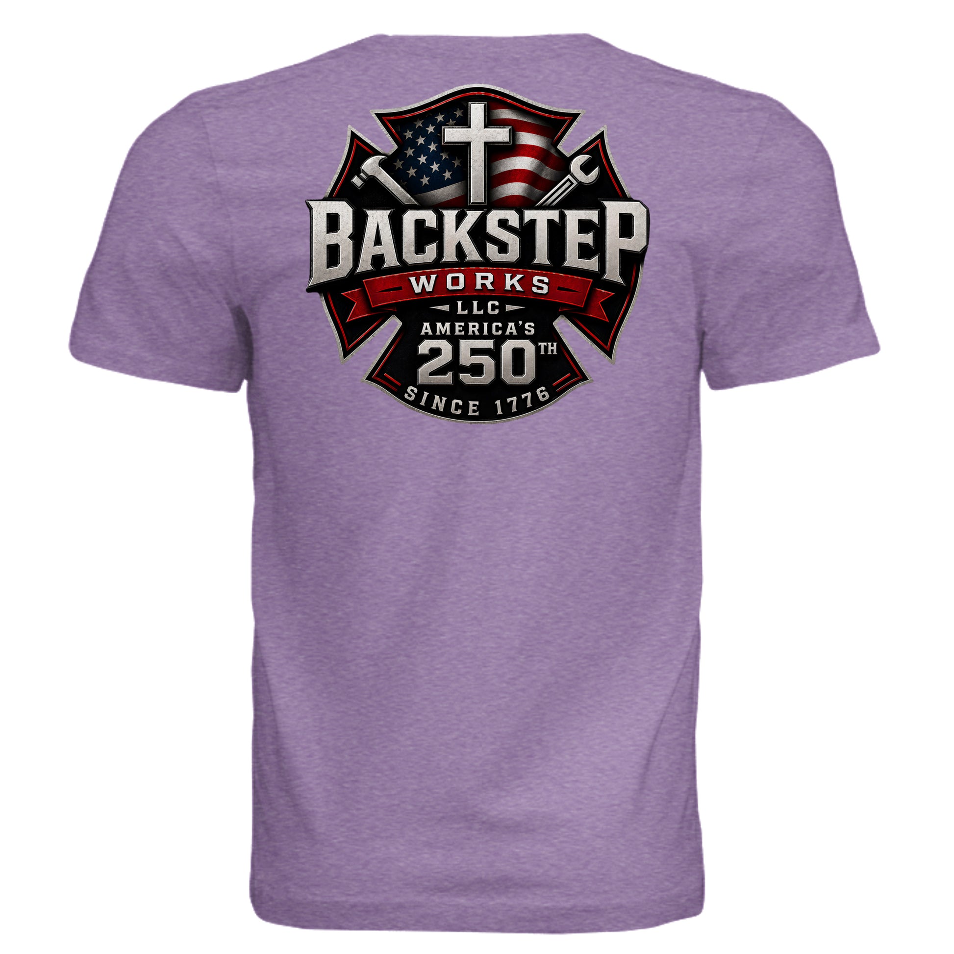 PURPLE TRIBLEND - 3413C - BACK