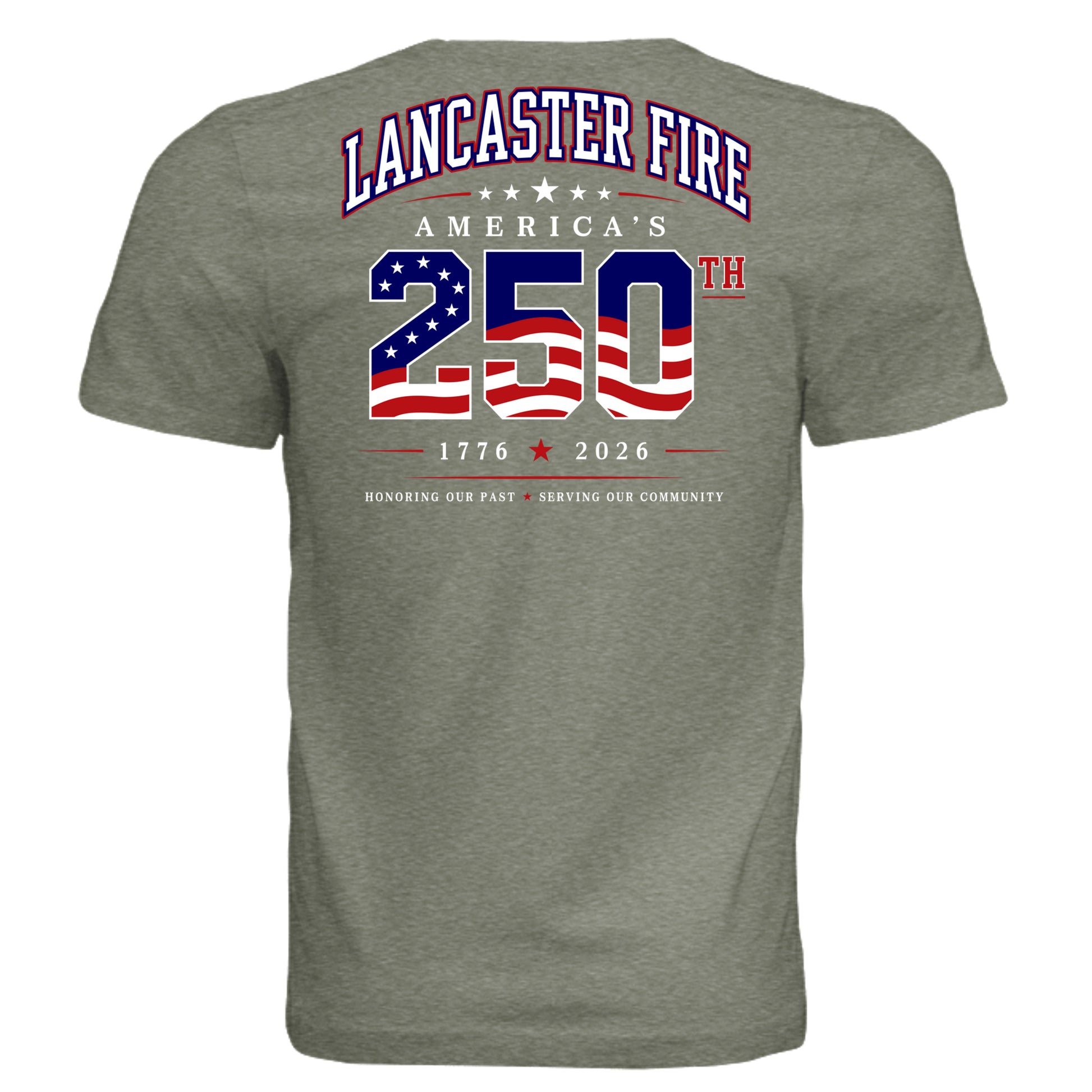 Military Green Triblend - 3413C - BACK