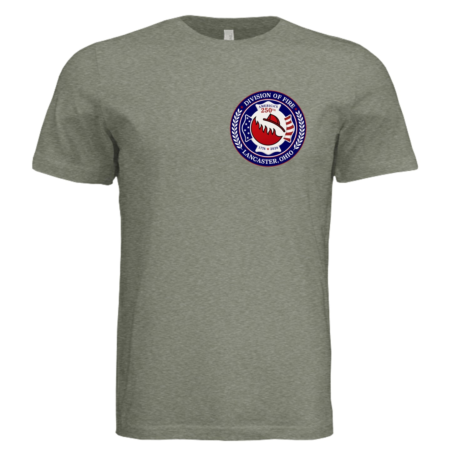 Military Green Triblend - 3413C - FRONT