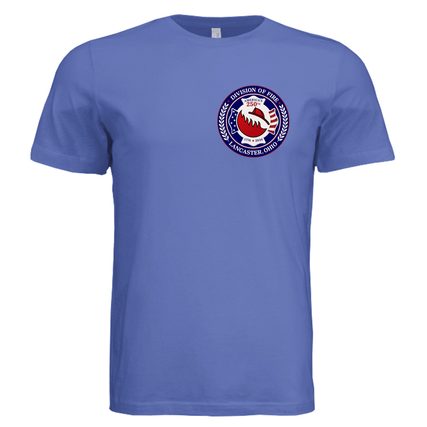 Solid True Royal Triblend - 3413C - FRONT