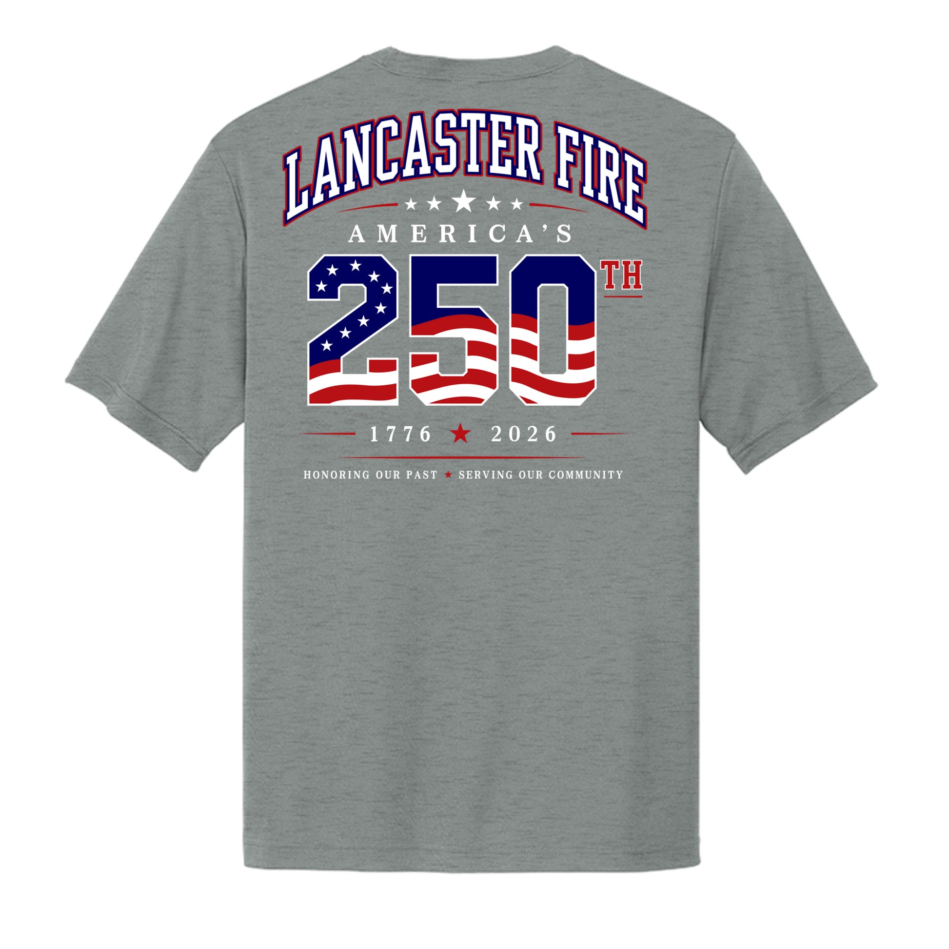 Grey Concrete Heather - ST350 - BACK