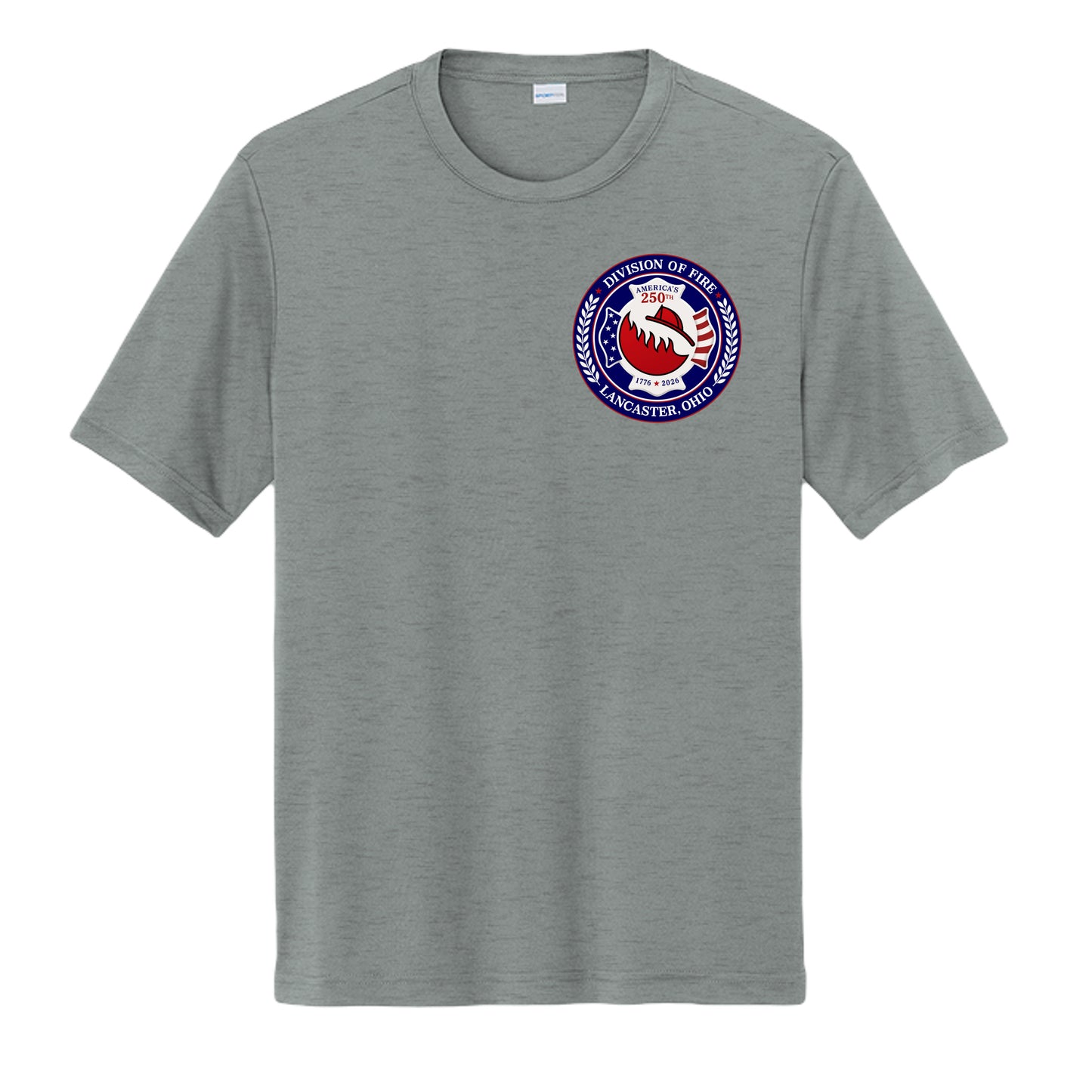 Grey Concrete Heather - ST350 - FRONT