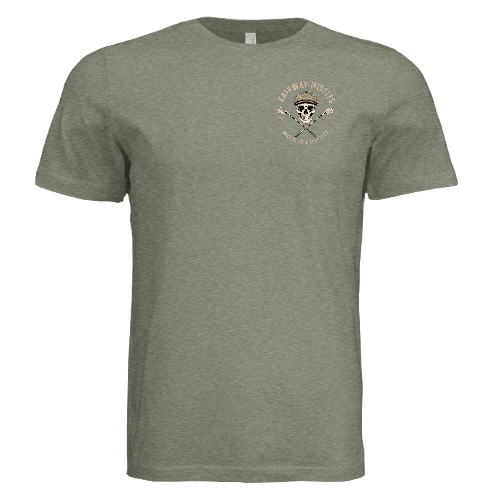 Military Green Triblend - 3413C - FRONT