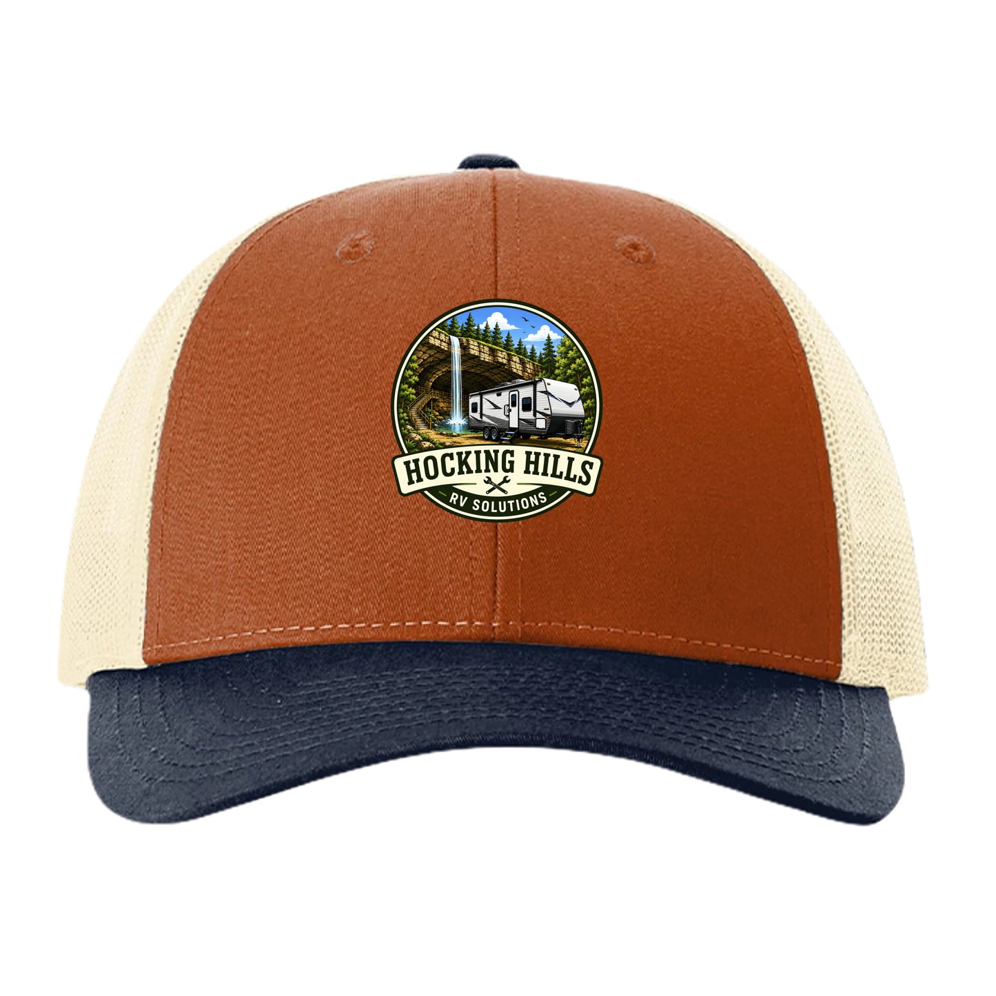 Dark Orange/ Birch/ Navy - 115R - FRONT
