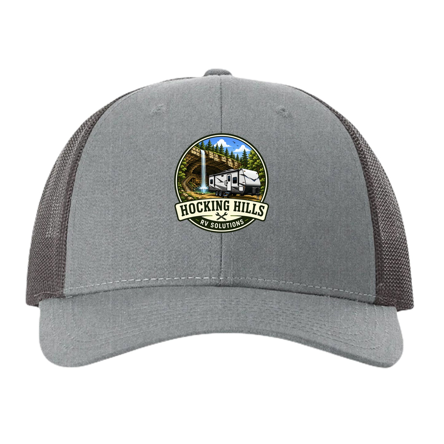 Heather Grey/ Dark Charcoal - 115R - FRONT