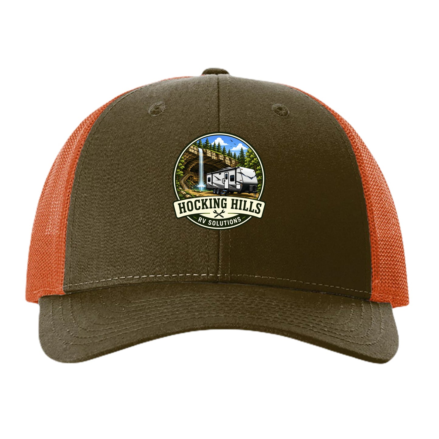Dark Loden/ Jaffa Orange - 115R - FRONT