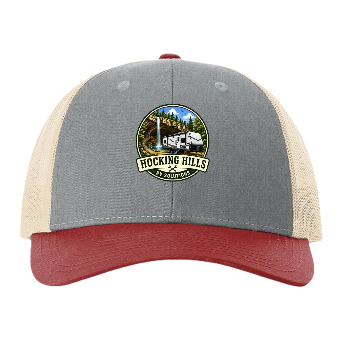 Heather Grey/ Birch/ Cardinal - 115R - FRONT