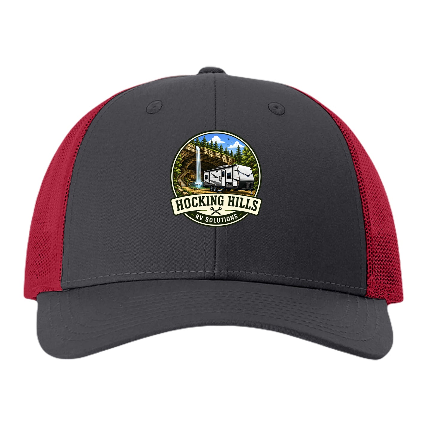 Charcoal/ Red - 115R - FRONT
