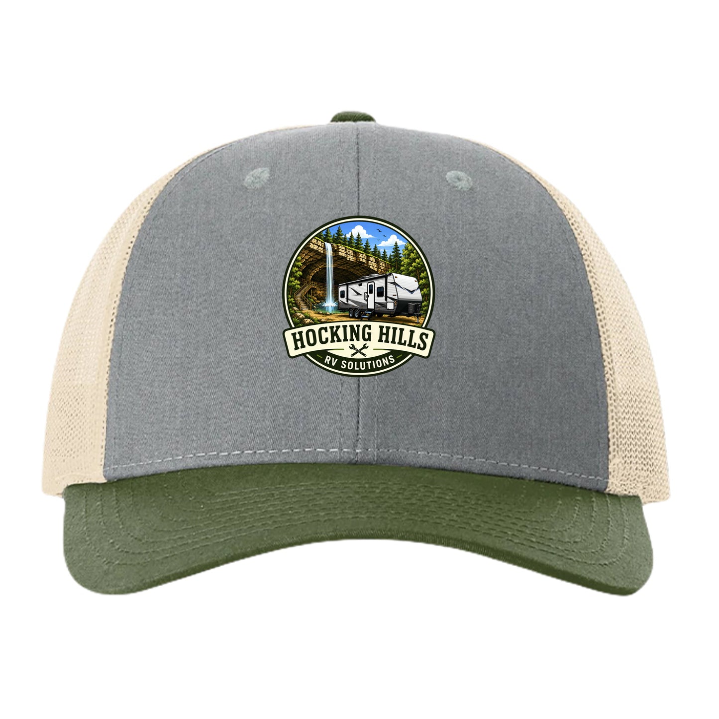 Heather Grey/ Birch/ Army - 115R - FRONT