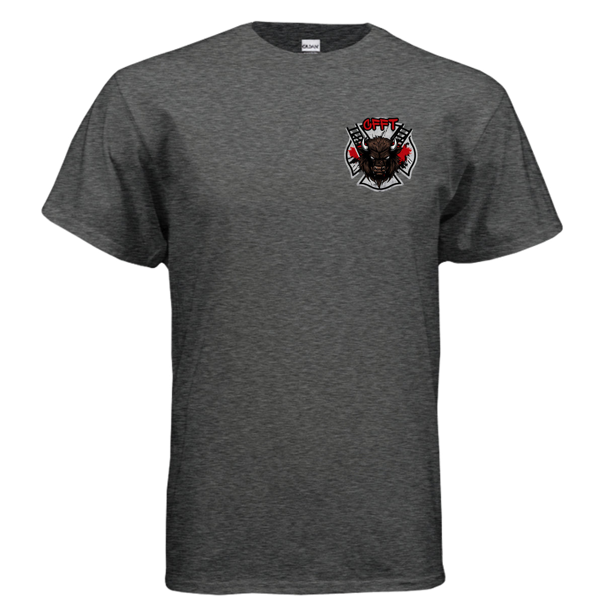 DARK HEATHER - G200 - FRONT