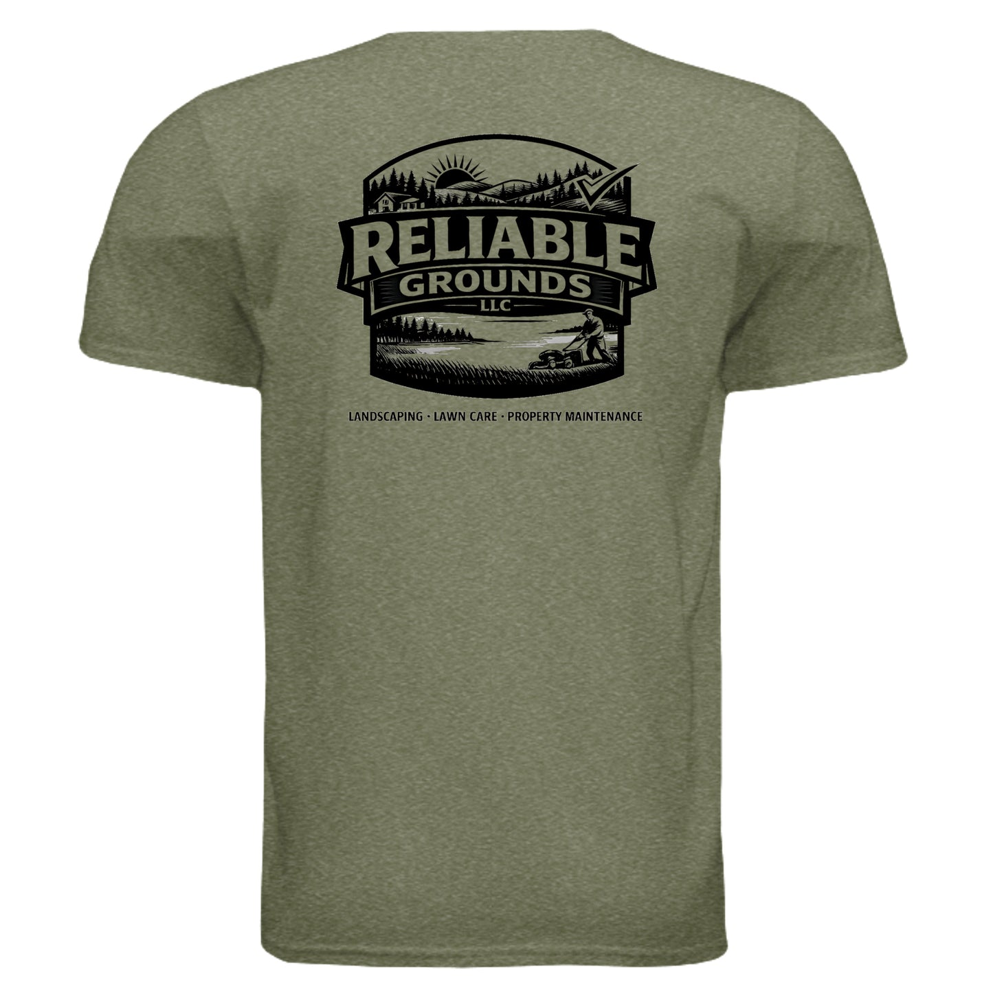 HEATHER MILITARY GREEN - G640 - BACK