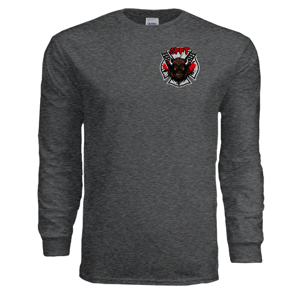 DARK HEATHER - G240 - FRONT