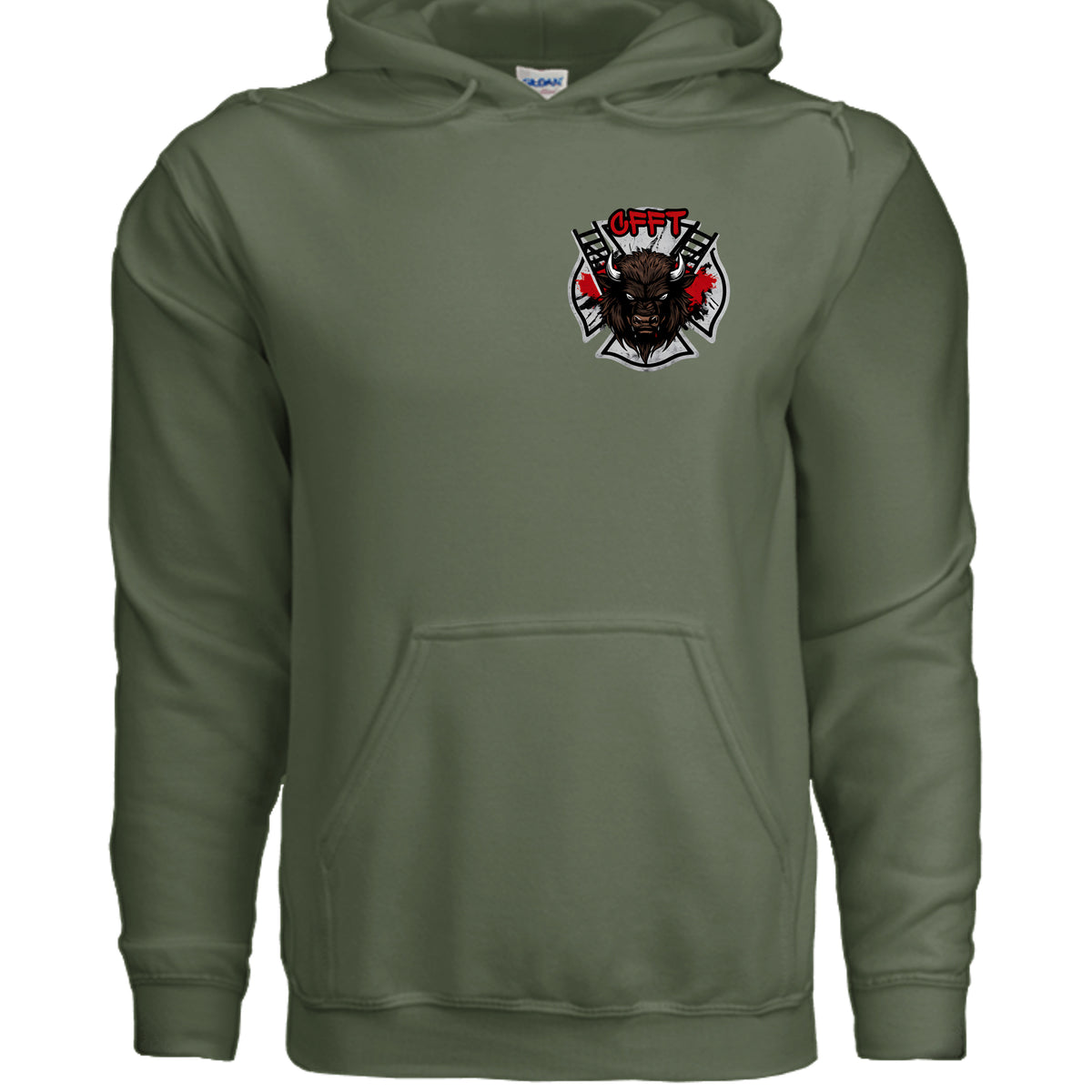 MILITARY GREEN - G185 - FRONT