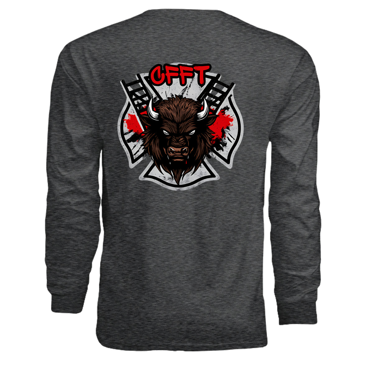DARK HEATHER - G240 - BACK