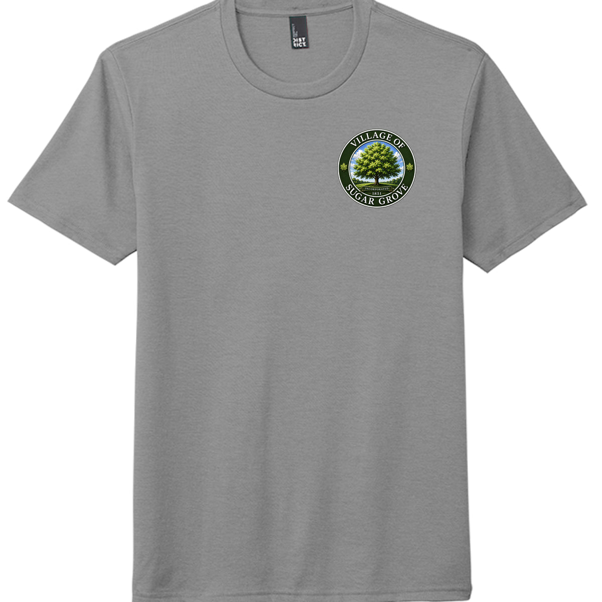 Heathered Grey - DM130 - FRONT