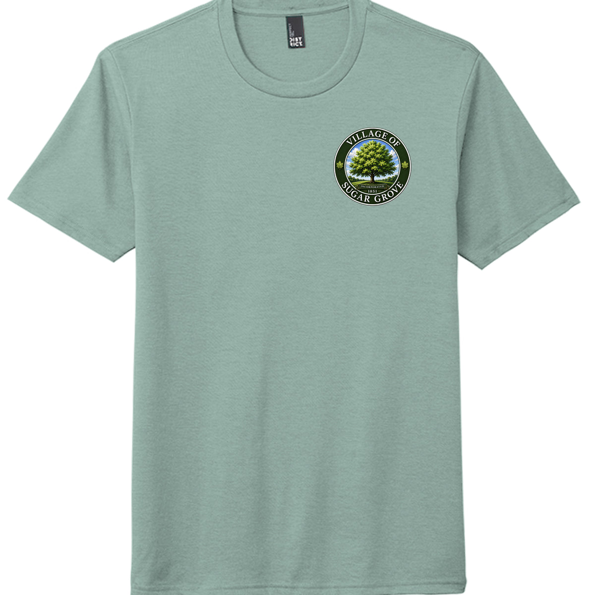 Heathered Dusty Sage - DM130 - FRONT