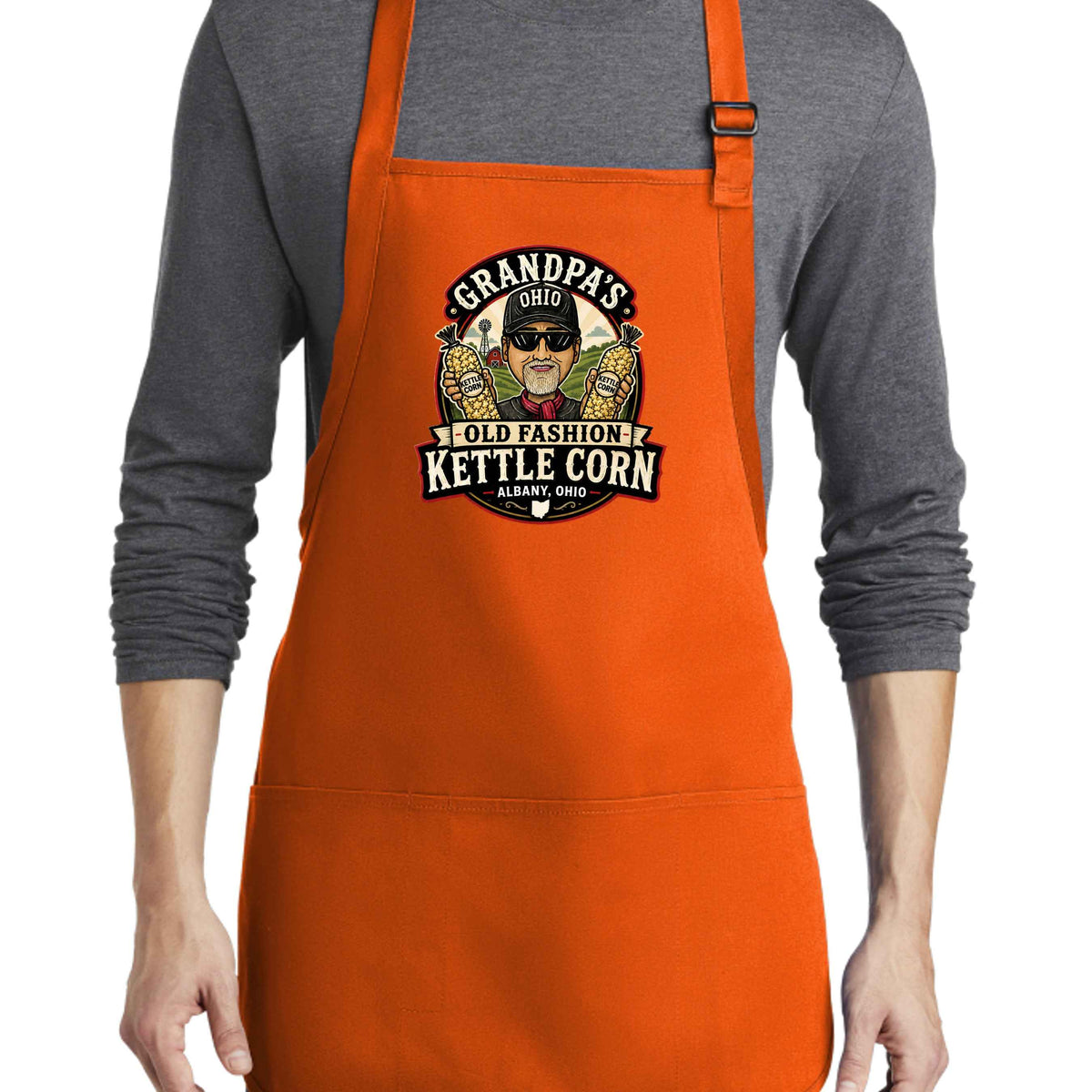 GOFKC Med Length Apron 3 Pocket