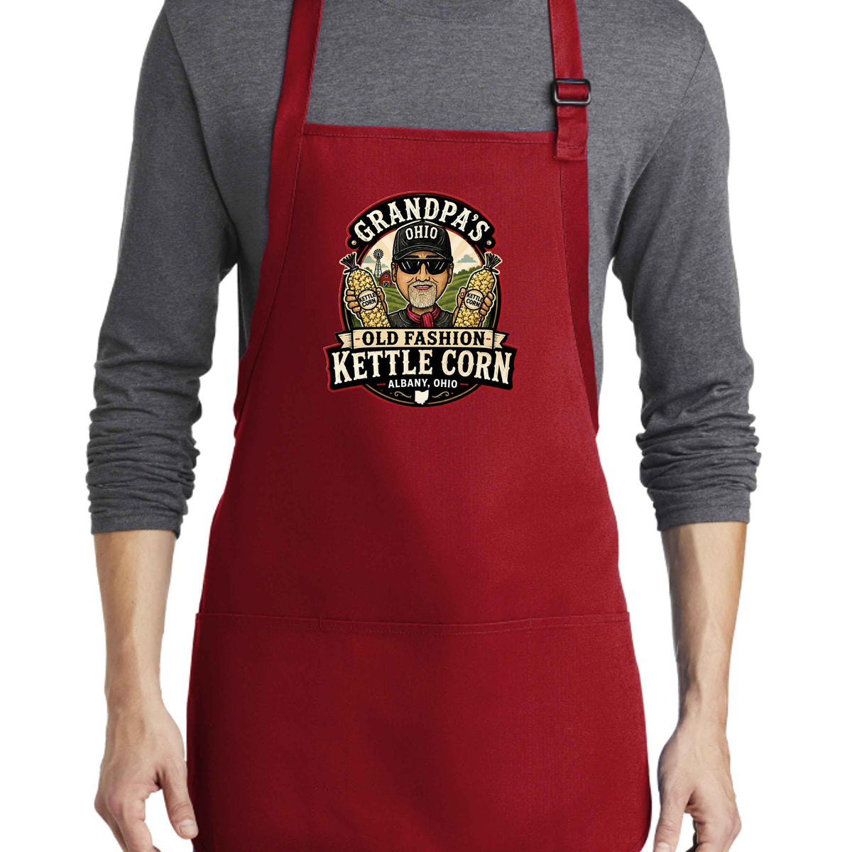 GOFKC Med Length Apron 3 Pocket
