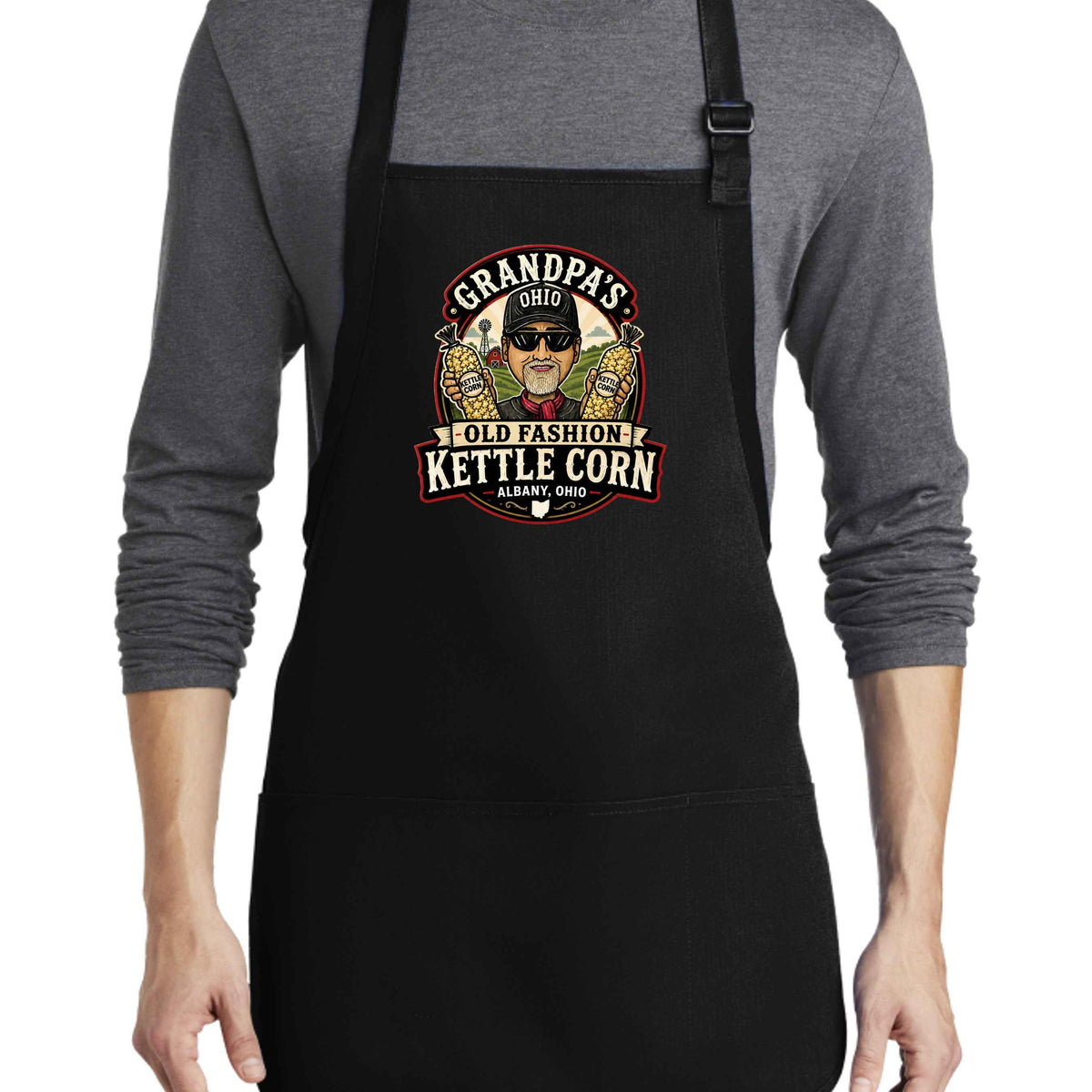 GOFKC Med Length Apron 3 Pocket