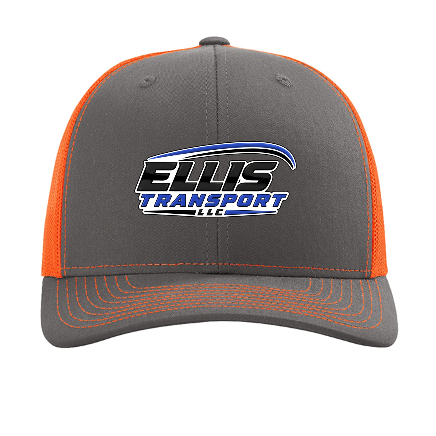 Charcoal/ Neon Orange - 112 - FRONT