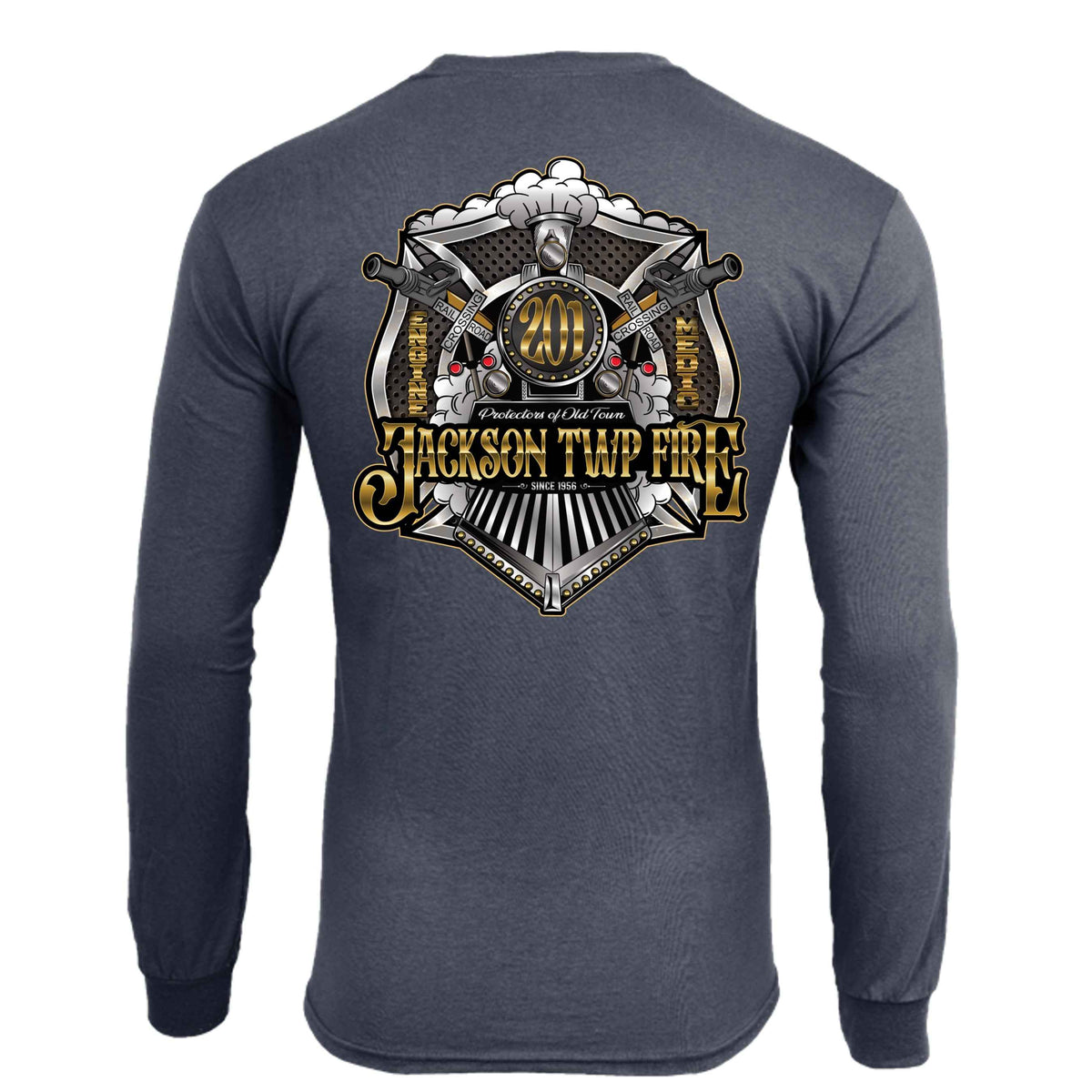 JTFD 201 LS T Gildan DryBlend