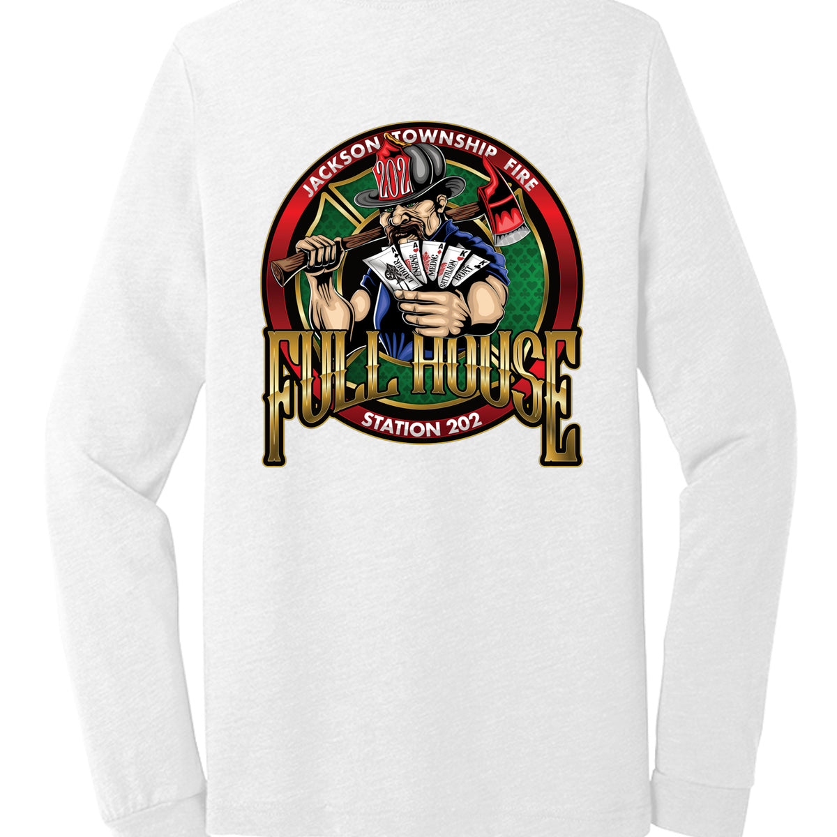 Solid White Triblend - 3513 - BACK