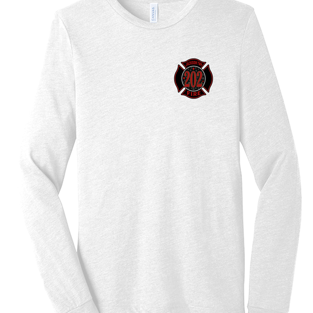Solid White Triblend - 3513 - FRONT