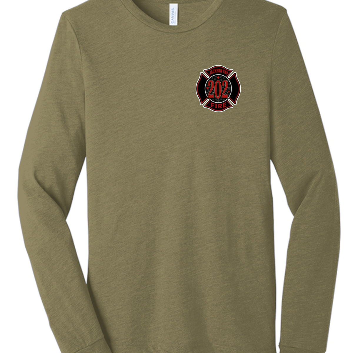 Olive Triblend - 3513 - FRONT