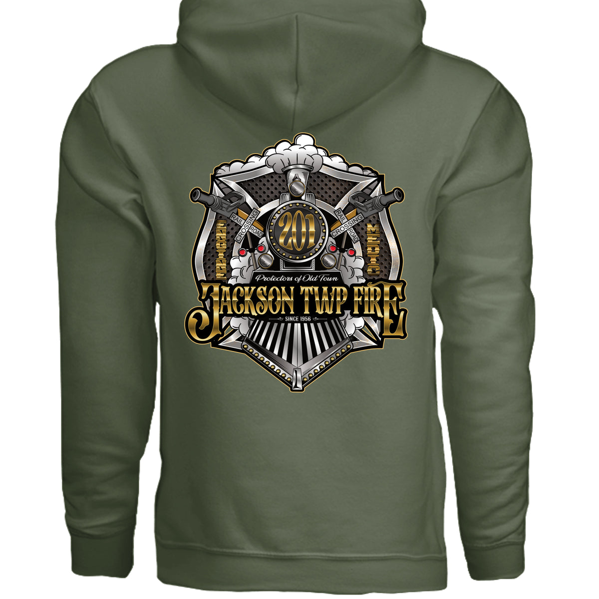 MILITARY GREEN - G185 - BACK