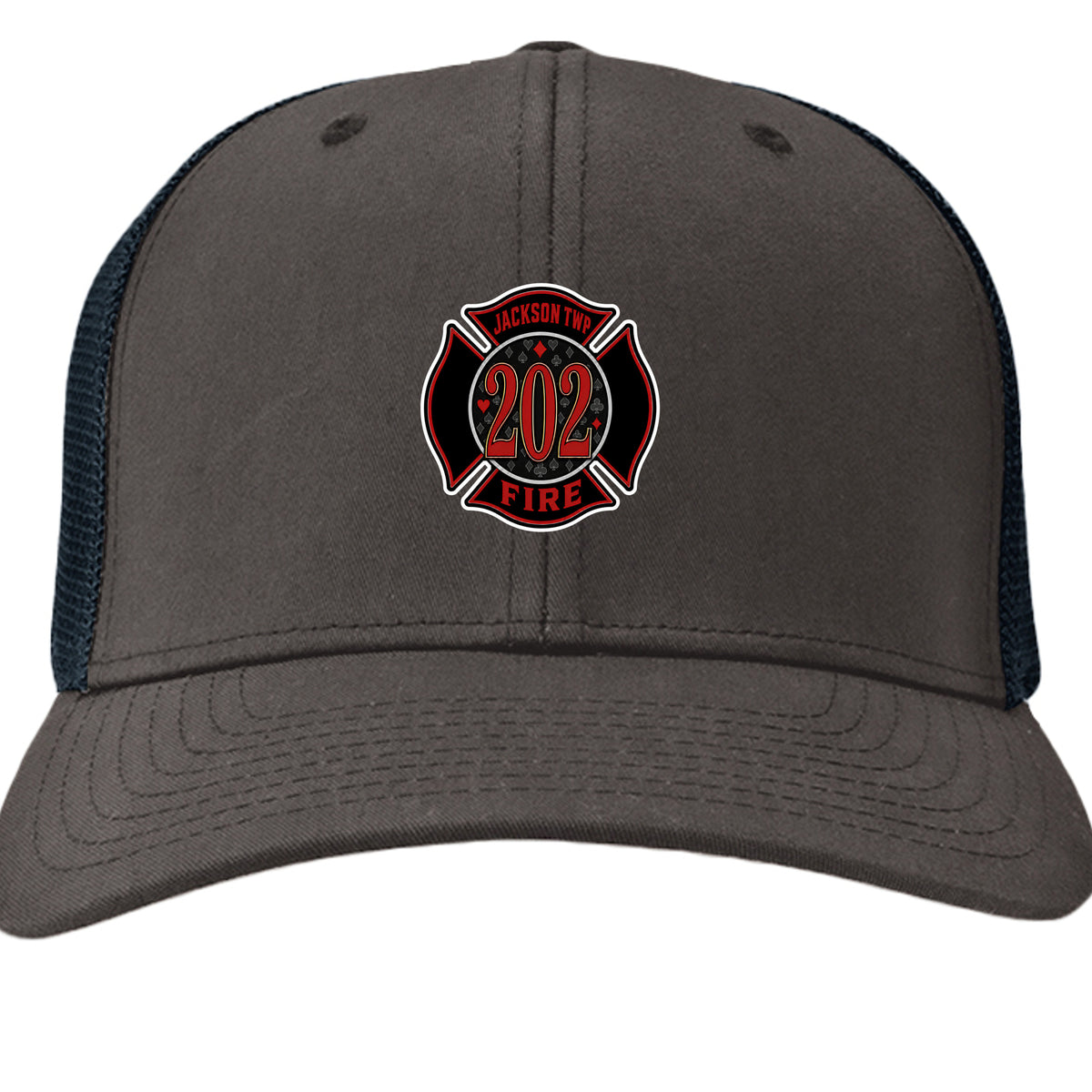 Charcoal/ Navy - 6511 - FRONT