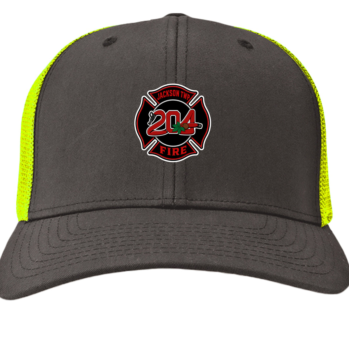 Charcoal/ Neon Yellow - 6511 - FRONT