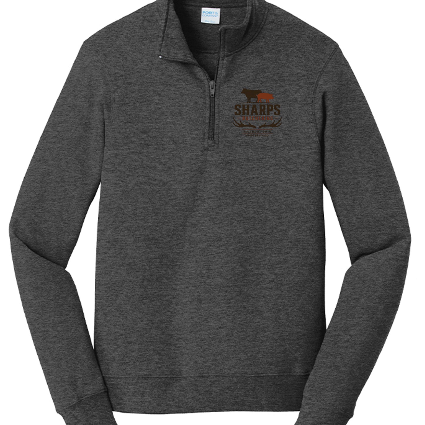 Dark Heather Grey - PC850Q - FRONT
