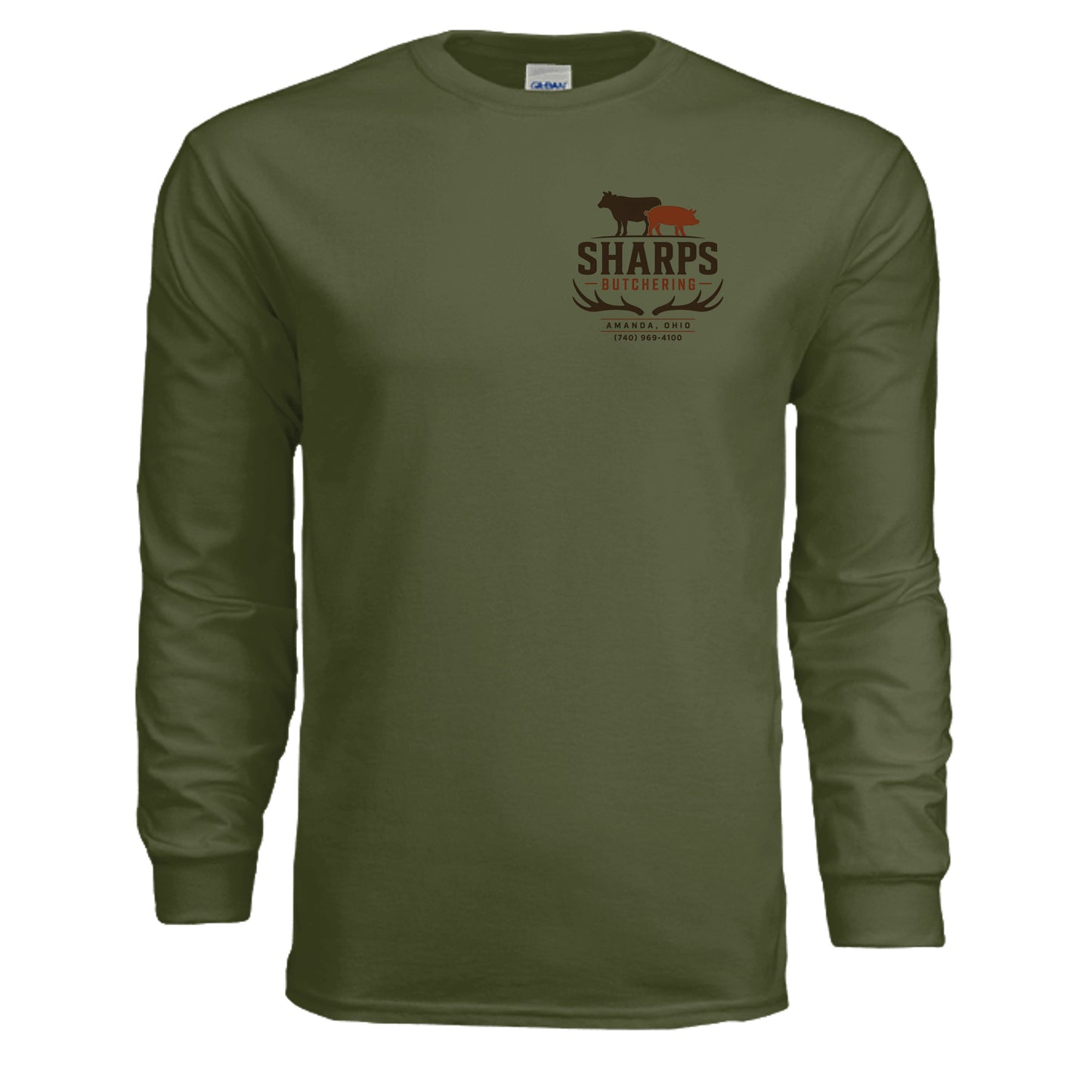 MILITARY GREEN - G240 - FRONT