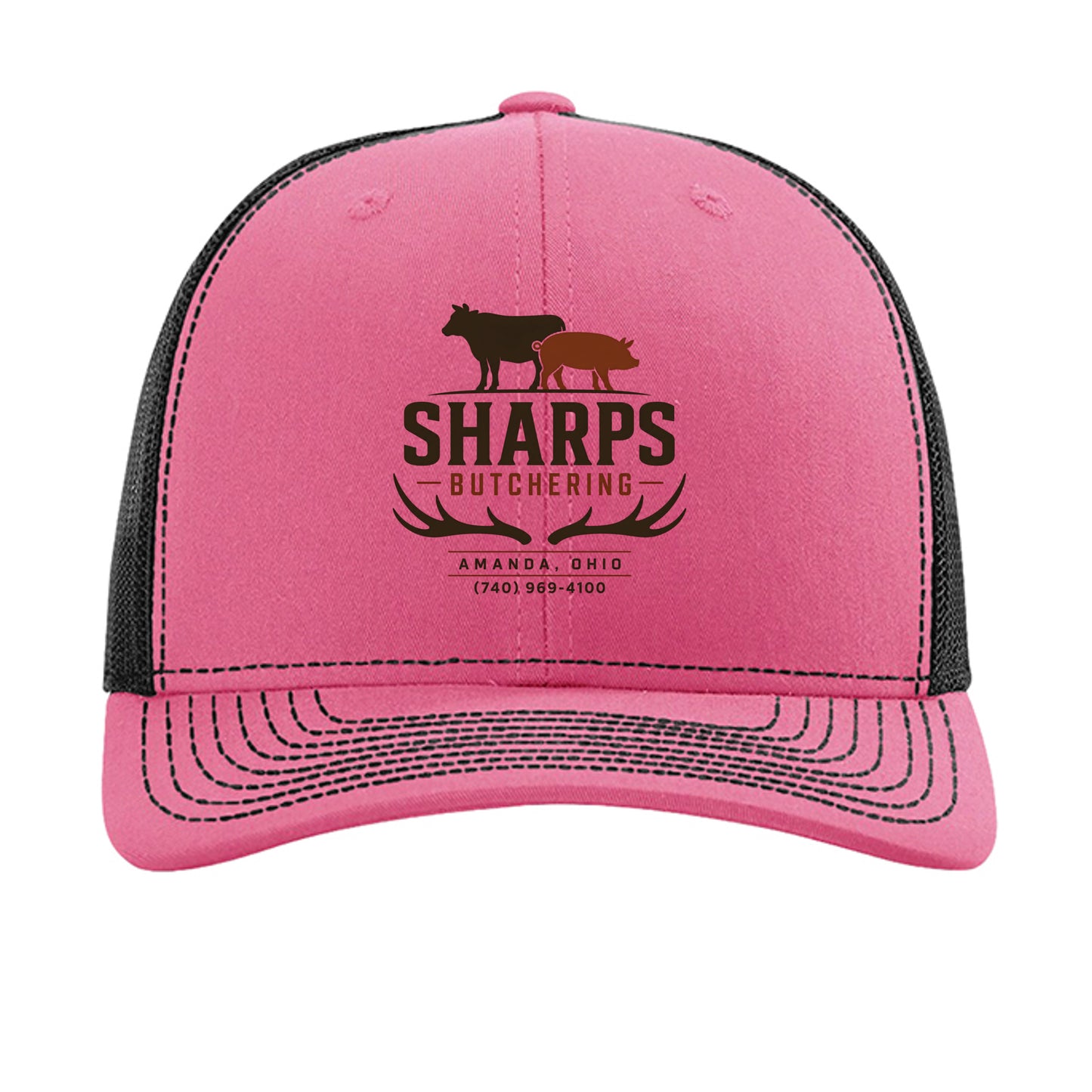 Hot Pink/ Black - 112 - FRONT