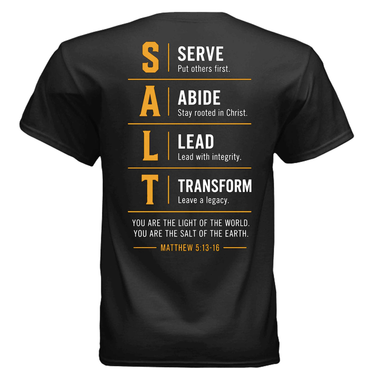 SALT Youth Ministry Gildan DryBlend SS T