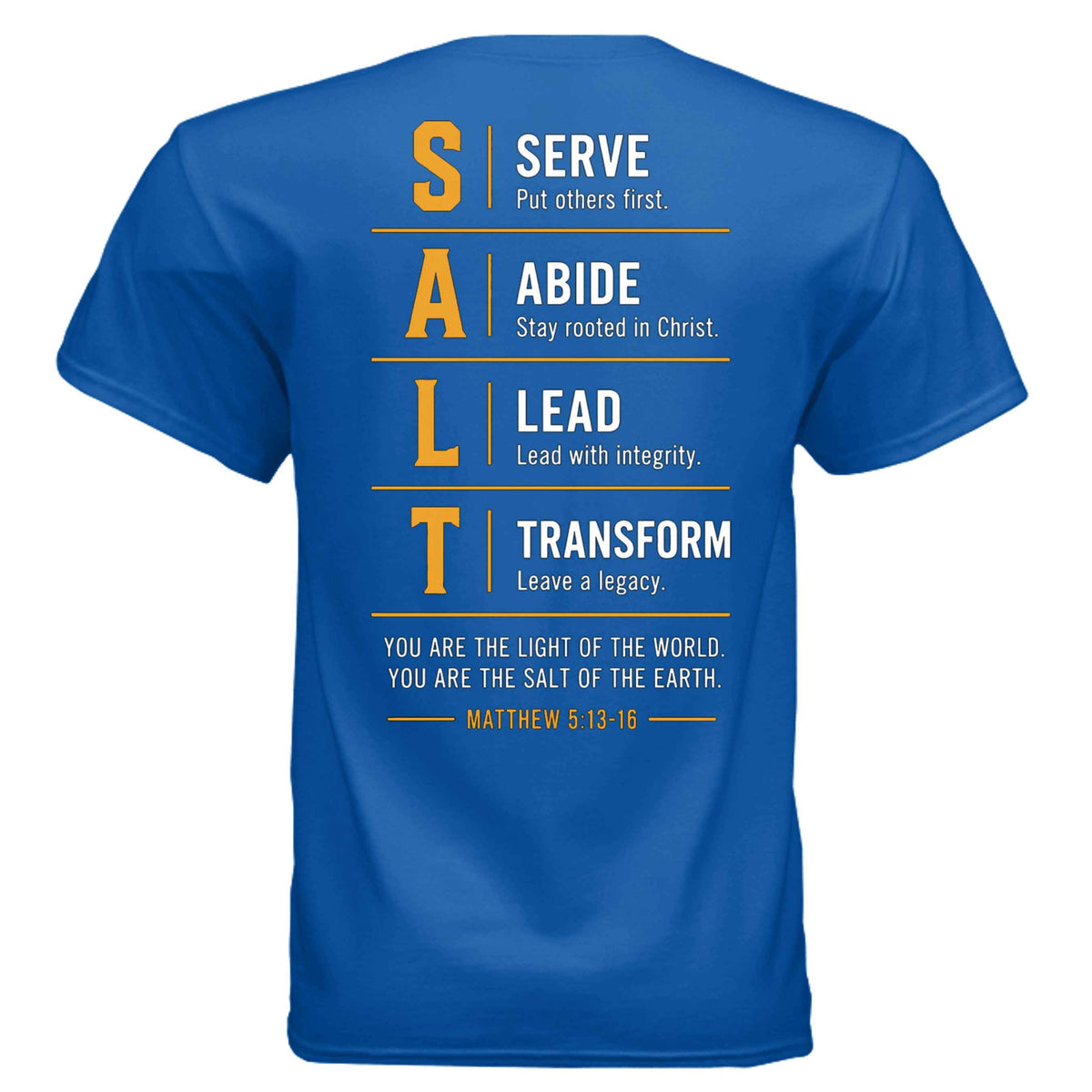 SALT Youth Ministry Gildan DryBlend SS T