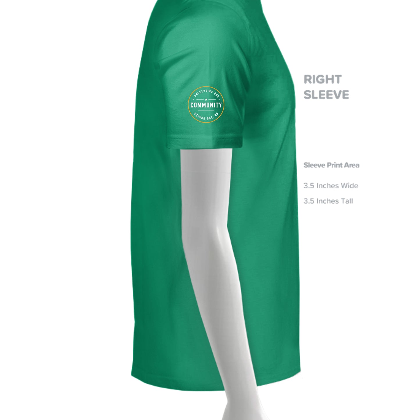 KELLY GREEN - G800 - SLEEVE_RIGHT