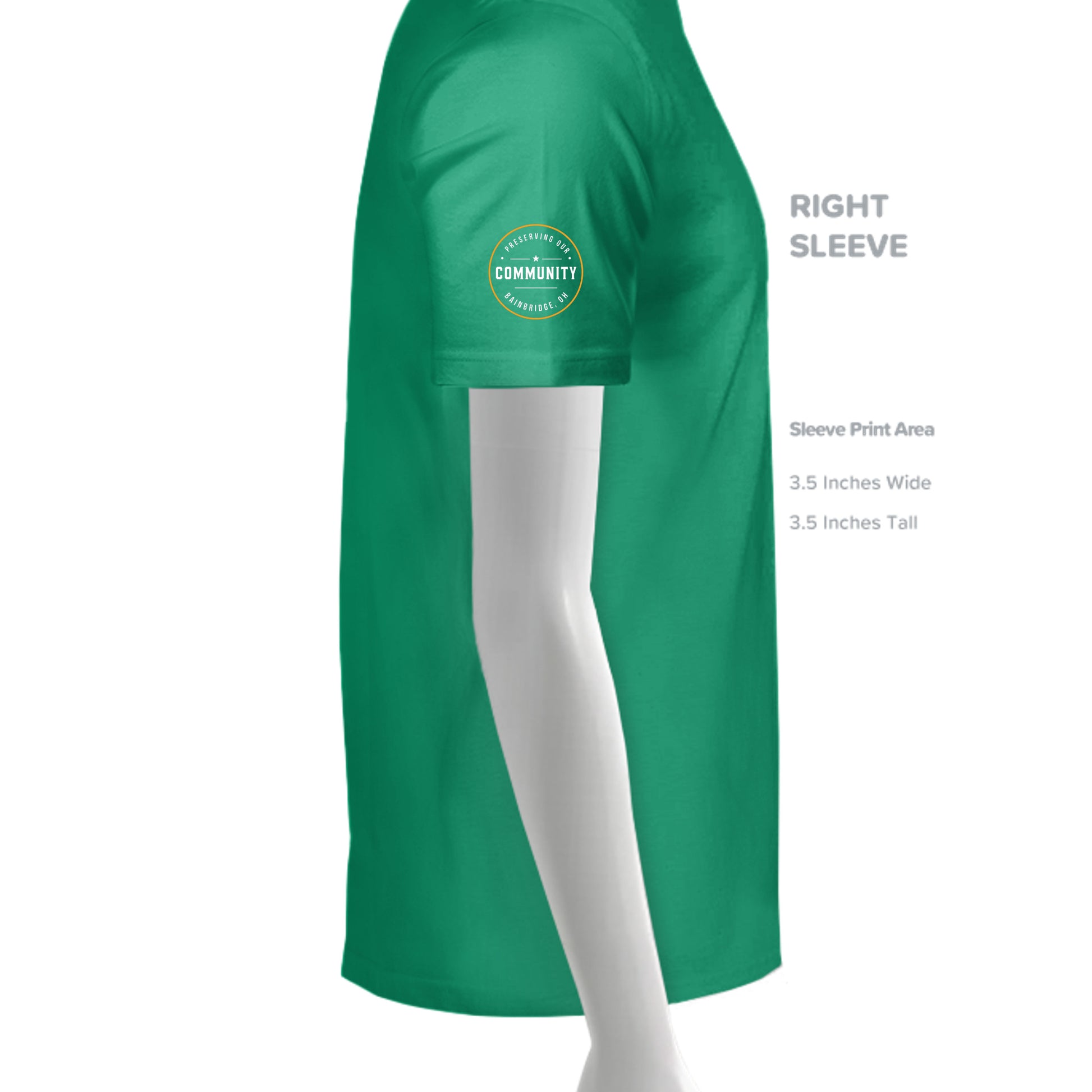 KELLY GREEN - G800 - SLEEVE_RIGHT