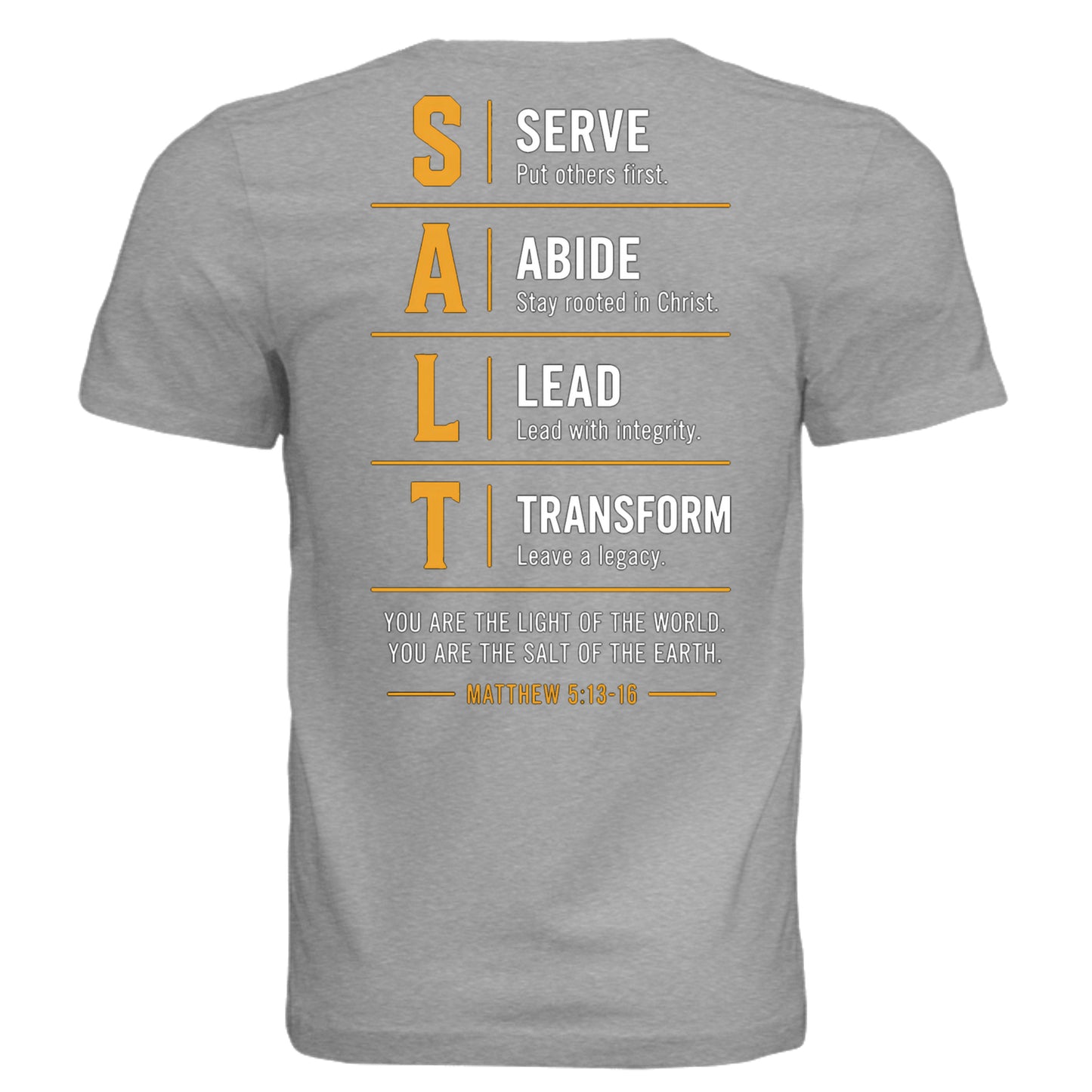 Athletic Grey Triblend - 3413C - BACK