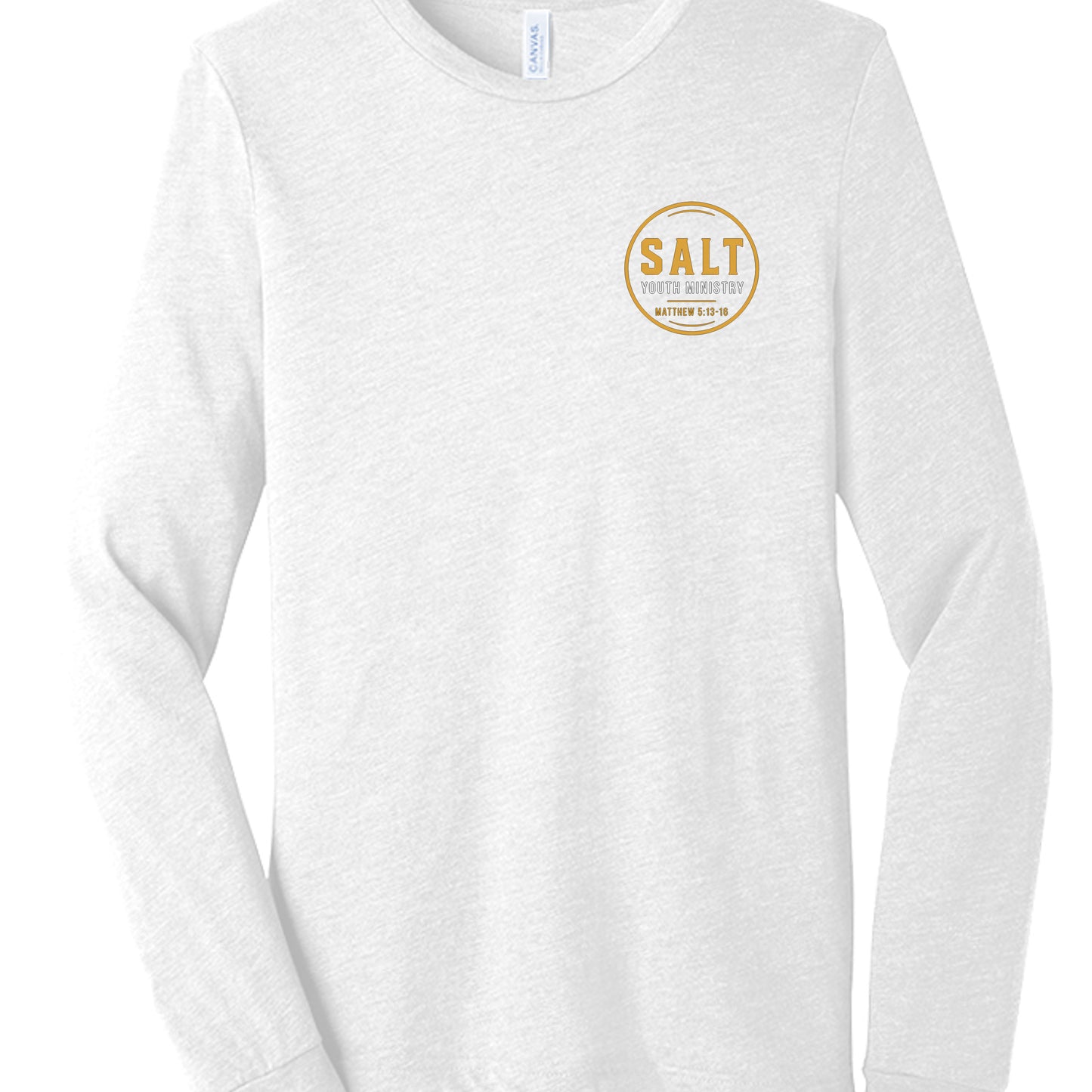 Solid White Triblend - 3513 - FRONT