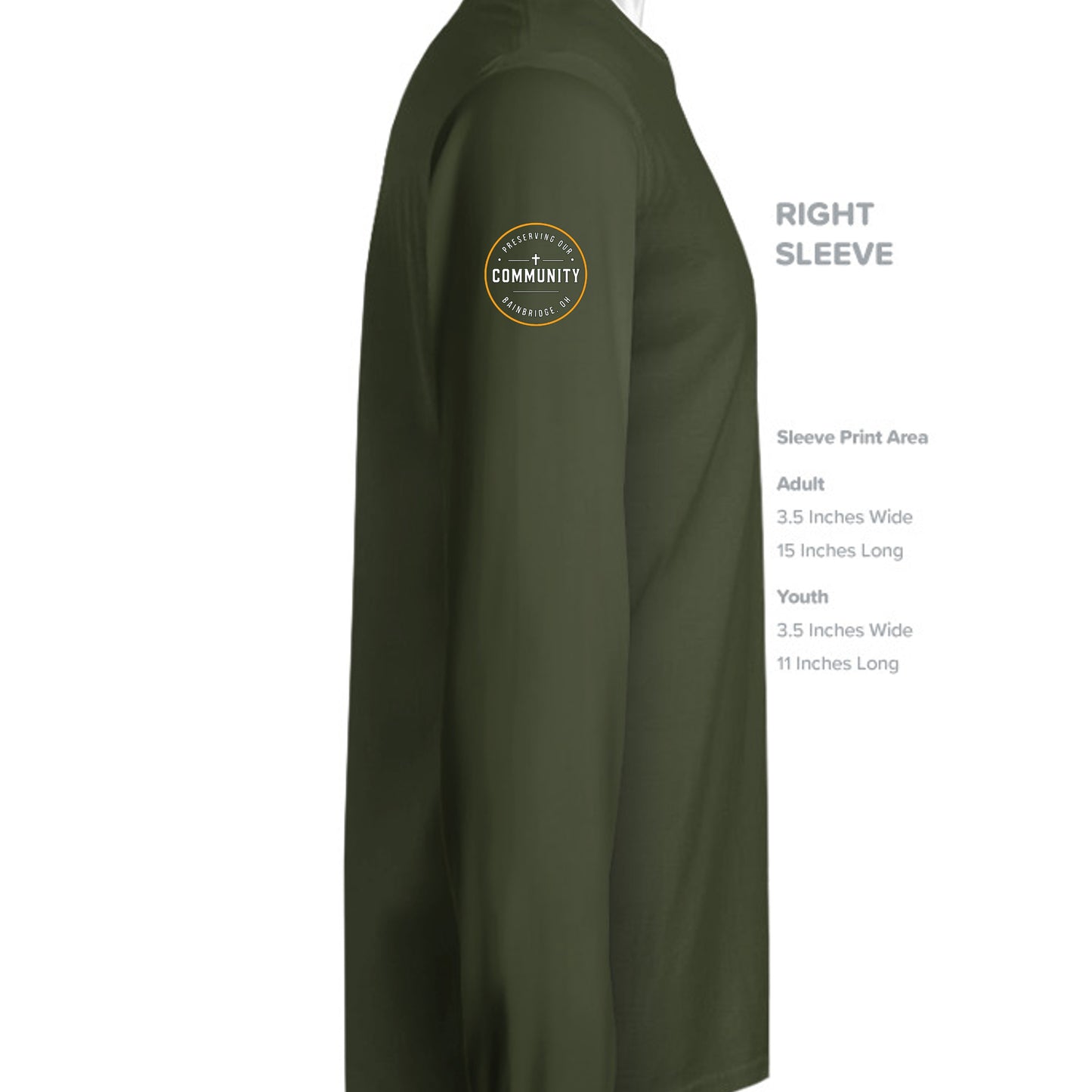 Olive Triblend - 3513 - SLEEVE_RIGHT