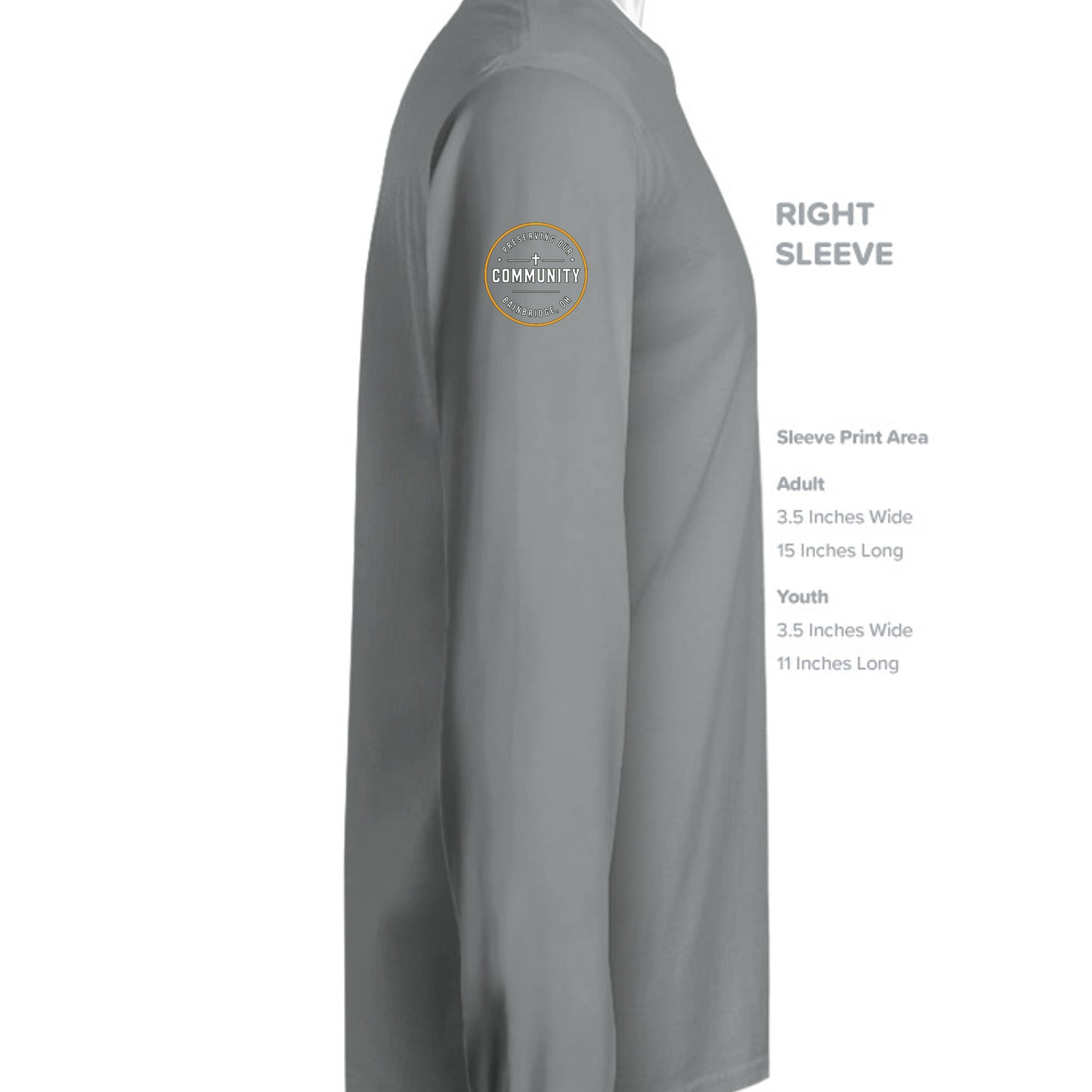 Athletic Grey Triblend - 3513 - SLEEVE_RIGHT