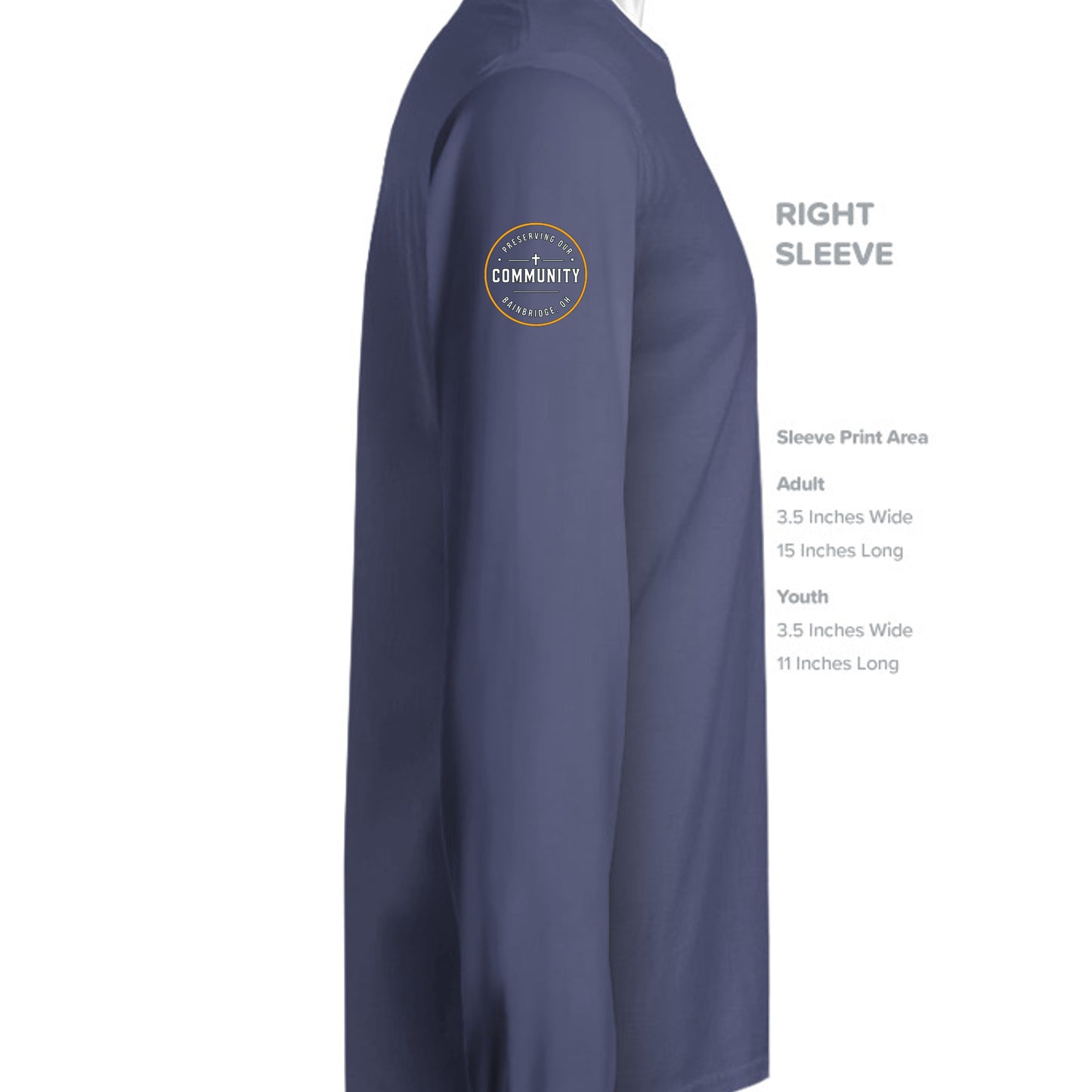 Navy Triblend - 3513 - SLEEVE_RIGHT