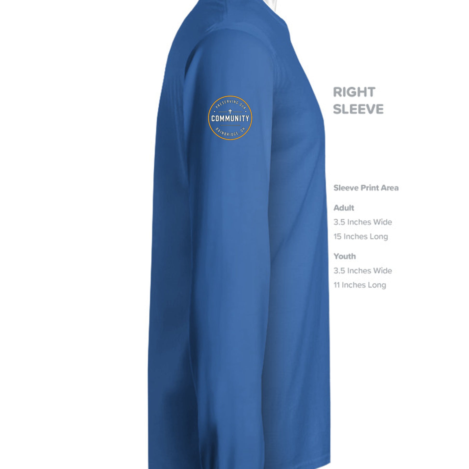 True Royal Triblend - 3513 - SLEEVE_RIGHT