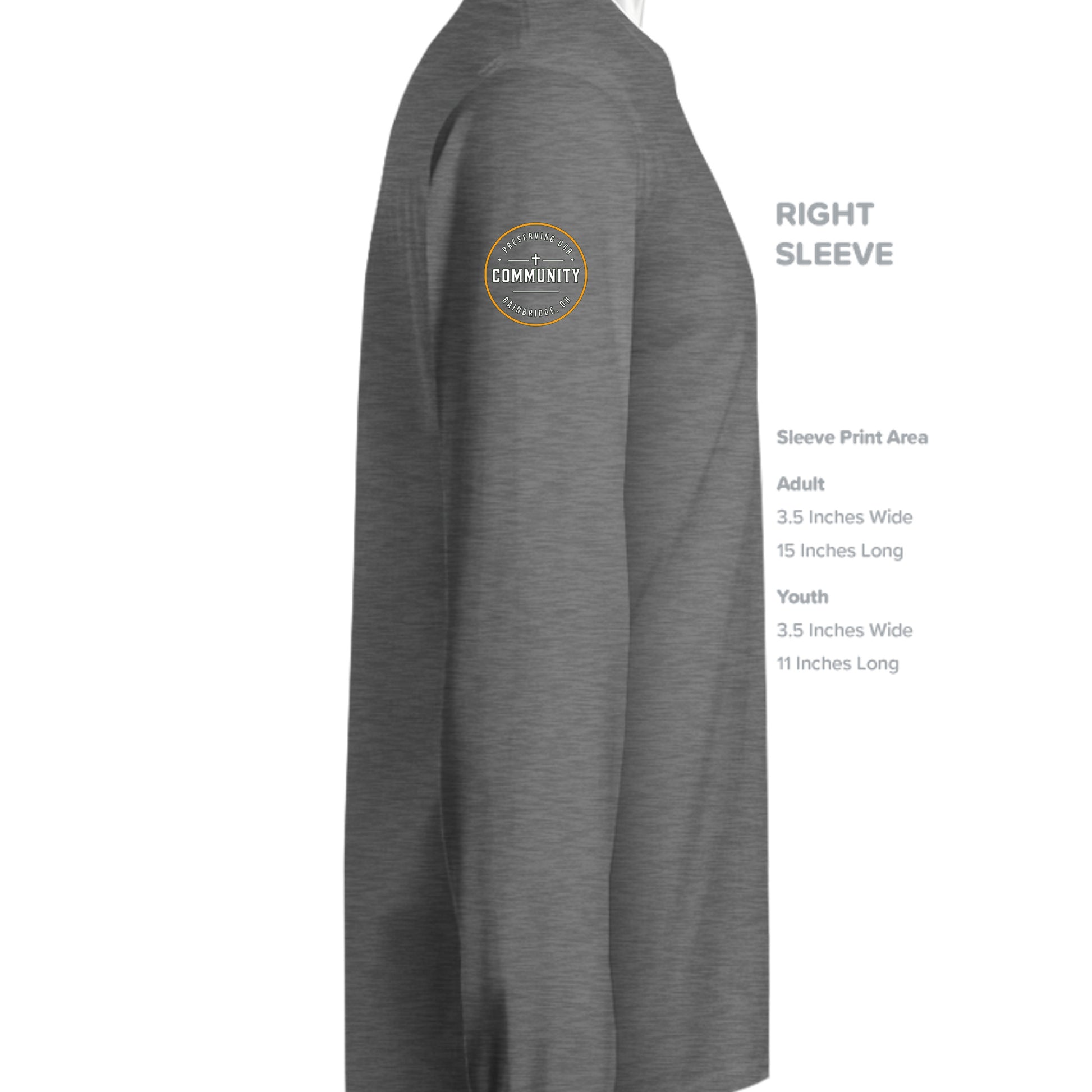 GRAPHITE HEATHER - G180 - SLEEVE_RIGHT