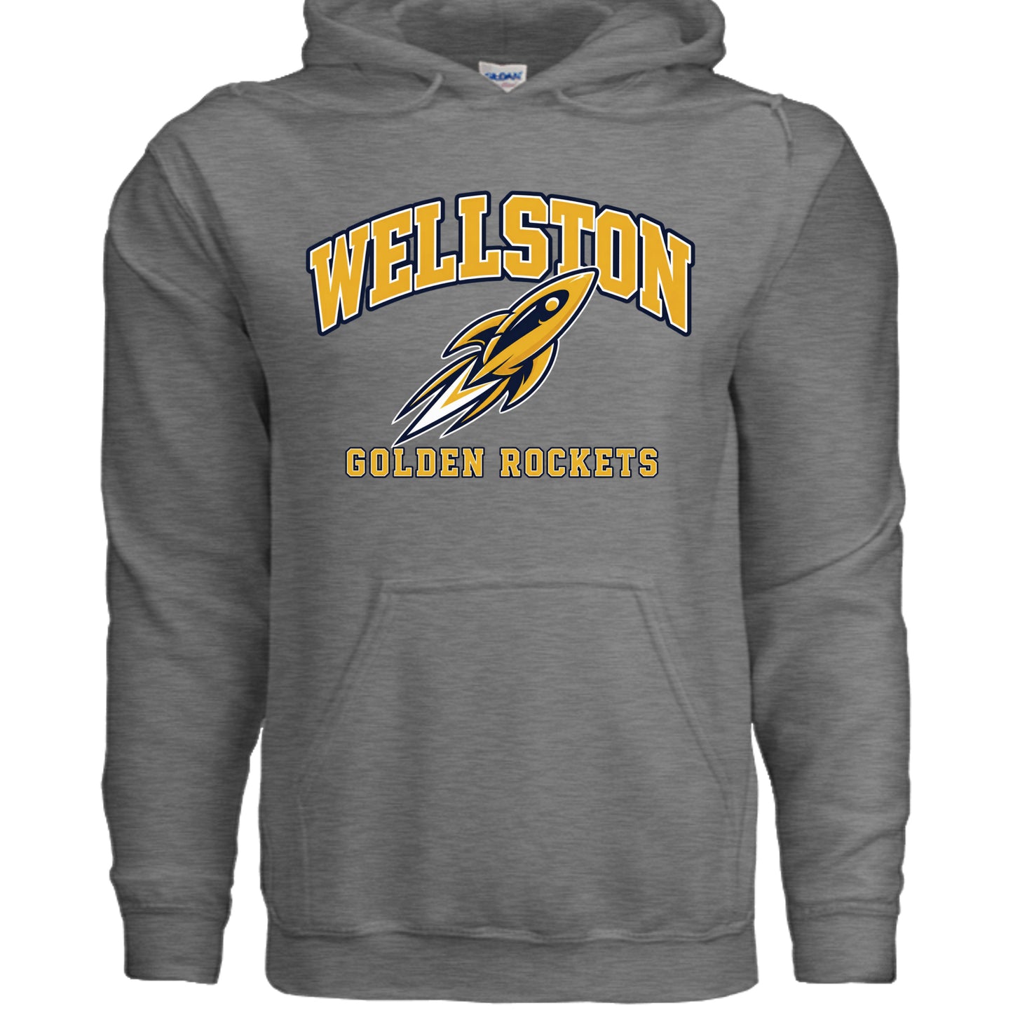 GRAPHITE HEATHER - G185 - FRONT