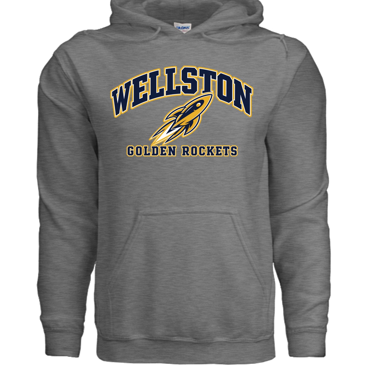 GRAPHITE HEATHER - G185 - FRONT