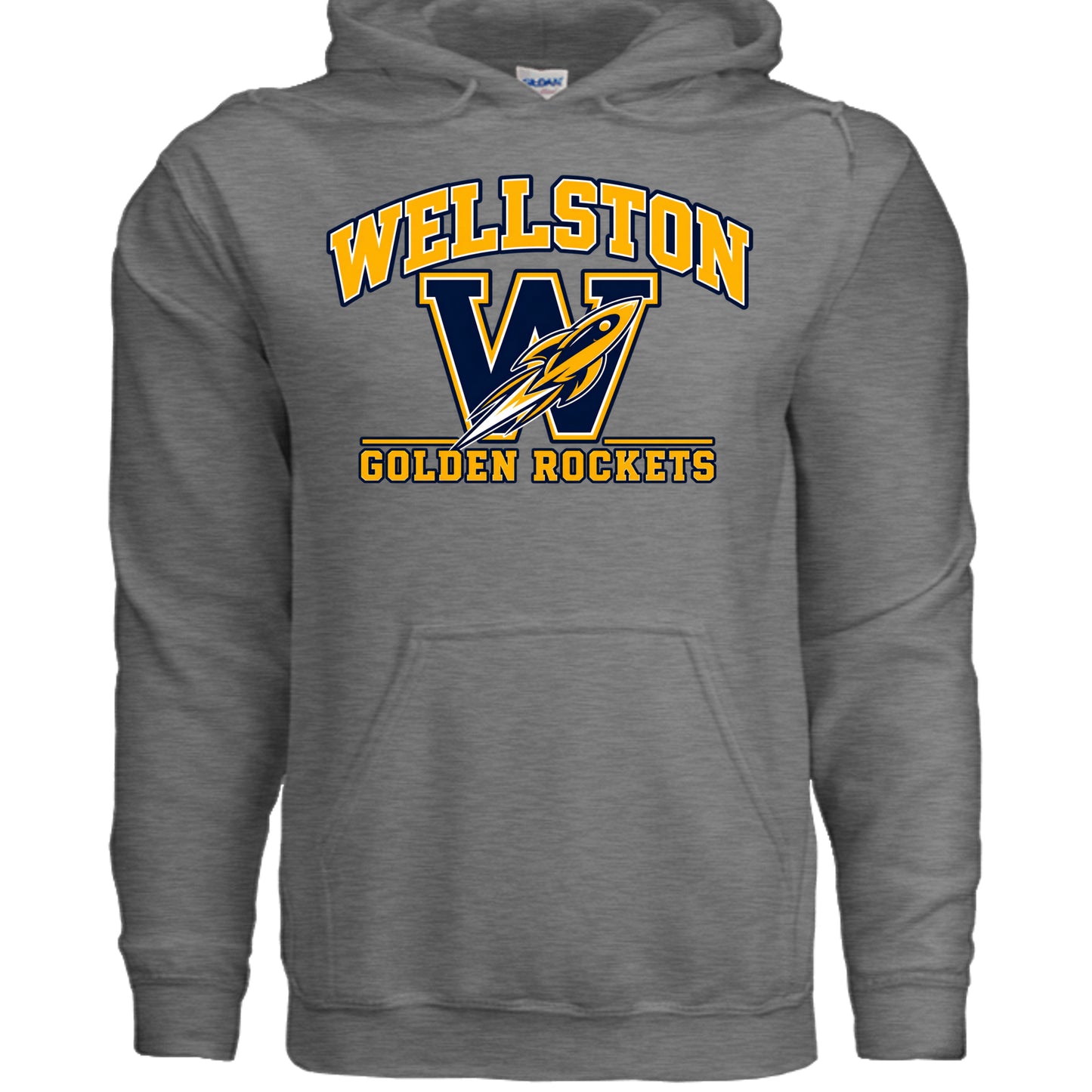 GRAPHITE HEATHER - G185 - FRONT