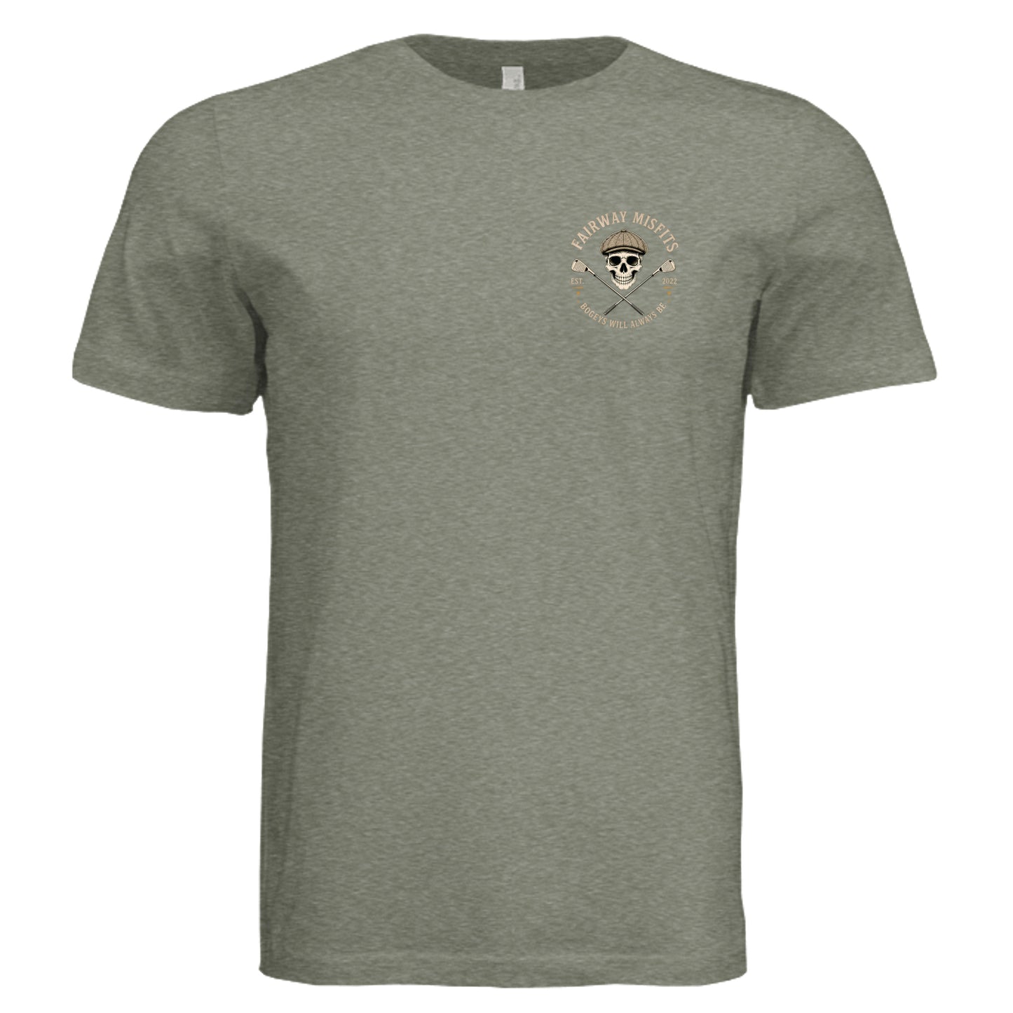 Military Green Triblend - 3413C - FRONT
